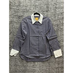 Le Lion Stefania‎ Shirt In Penstripes Size 46 (sample)